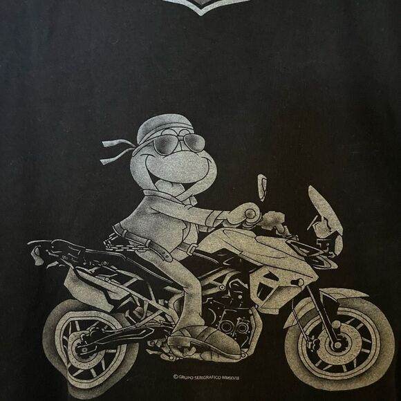 Senor Frogs Women’s T shirt, SZ Small Motorcycle Shirt w/Frog - Picture 6 of 9